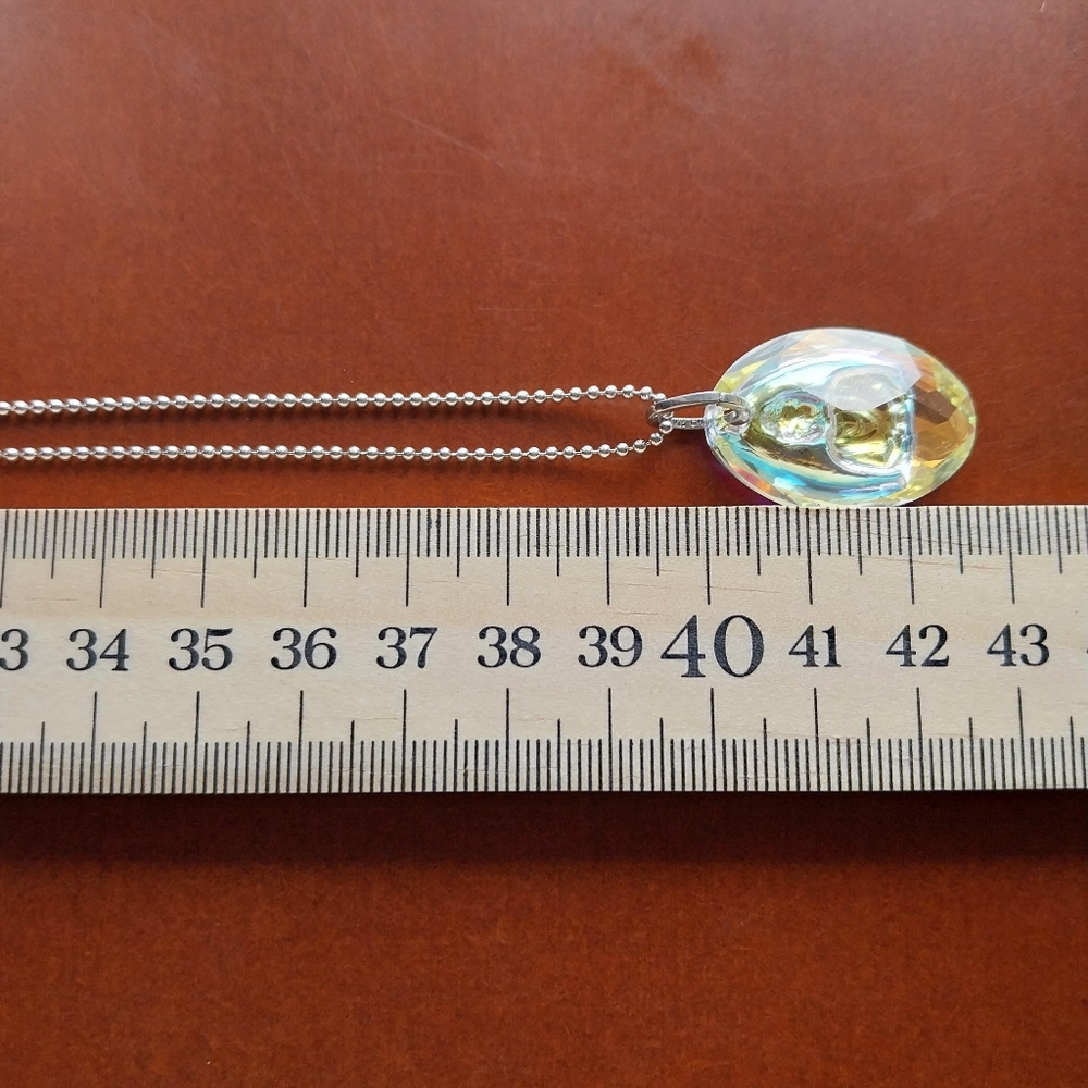 Silver Sterling Necklace with Pendant - Picture 8 of 11